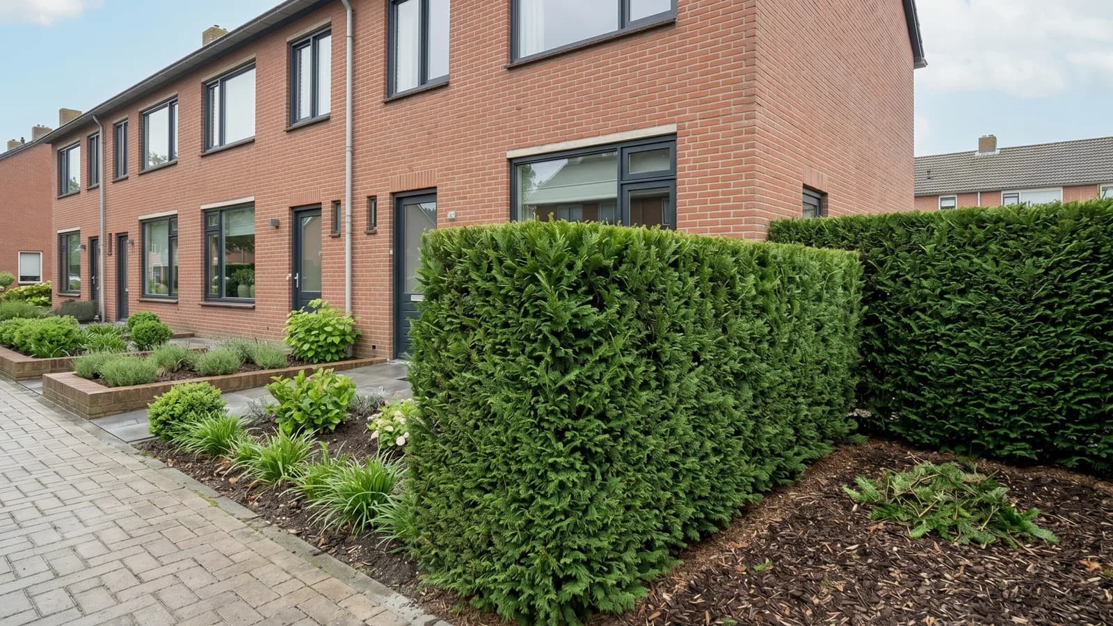 Van ongelijke haag naar strakke lijnen in Schaijk